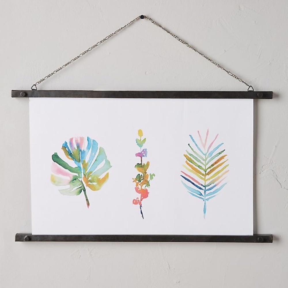 Anthropologie Brass Zing Medium Print Hanger - Picture 2 of 5